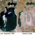 Aral Sea Before and After