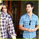Taylor Lautner Lily Collins