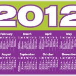 Calendar 2012 With Holidays